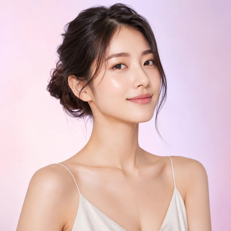 美容医療を受けるモデル