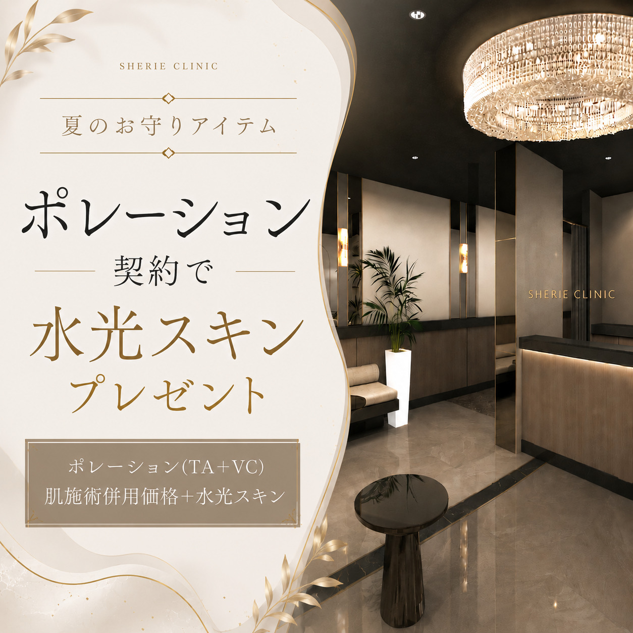夏のお守りアイテム🌻ポレーション契約で水光スキンプレゼント